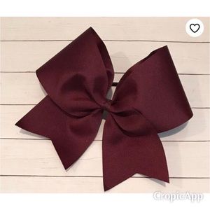 Maroon cheer Bow